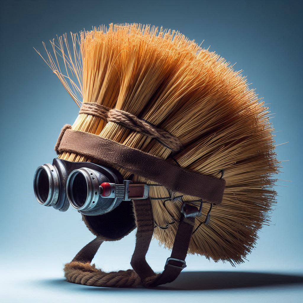 Broom Helmet